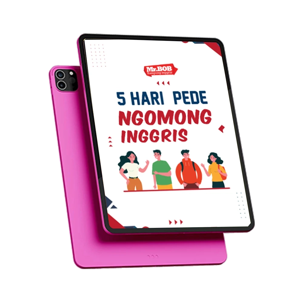 Bonus Kursus Bahasa Inggris Online MrBob