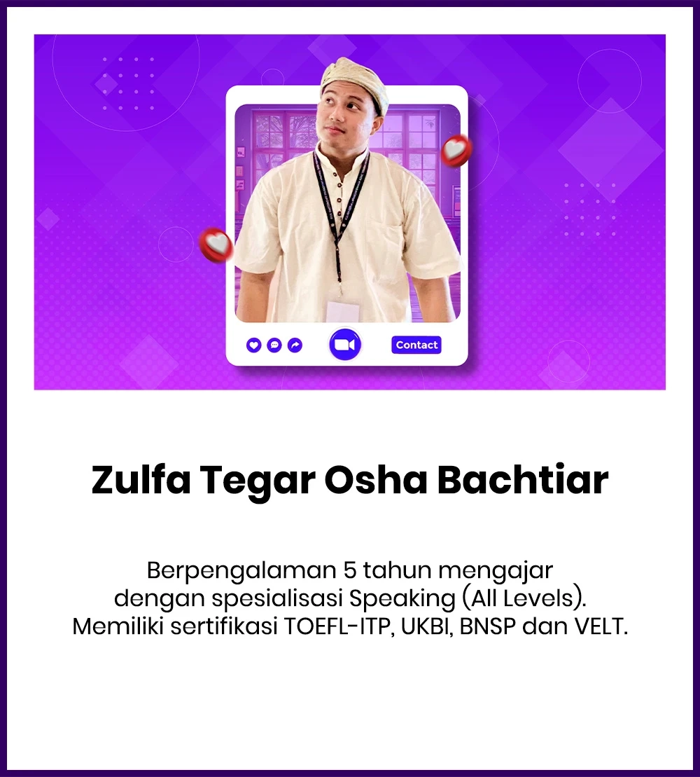 Tutor Kursus Bahasa Inggris Online MrBob